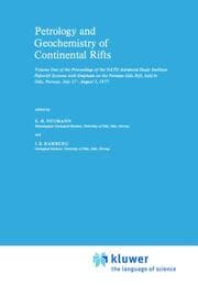 Cover von Petrology and Geochemistry of Continental Rifts: Volume I