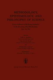 Cover von Methodology, Epistemology, and Philosophy of Science