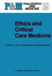 Cover von Ethics and Critical Care Medicine