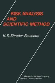 Cover von Risk Analysis and Scientific Method