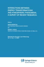 Cover von Interactions Between Energy Transformations and Atmospheric Phenomena