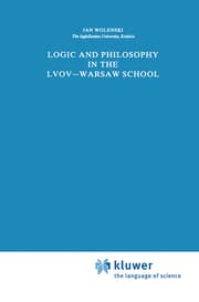 Cover von Logic and Philosophy in the LvovWarsaw School