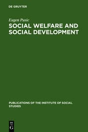 Cover von Social Welfare and Social Development