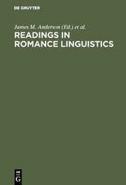 Cover von Readings in Romance Linguistics