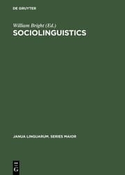 Cover von Sociolinguistics
