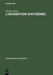 Cover von L'invention d'Athènes