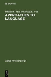 Cover von Approaches to Language