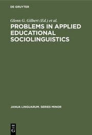 Cover von Problems in Applied Educational Sociolinguistics