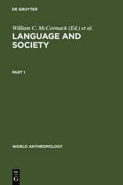 Cover von Language and Society