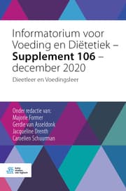 Cover von Informatorium voor Voeding en Diëtetiek - Supplement 106 - december 2020