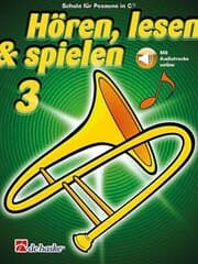 Cover von Hören, lesen & spielen 3 Posaune in C BC