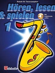 Cover von Hören, lesen & spielen 1 - Tenorsaxophon