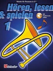 Cover von Hören, lesen & spielen Posaune 1 in C BC