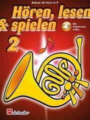 Cover von Hören, lesen & spielen 2 - Horn in F