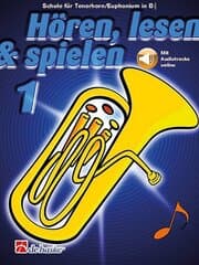 Cover von Hören, lesen & spielen 1 - Tenorhorn/Euphonium B TC