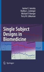 Cover von Single Subject Designs in Biomedicine