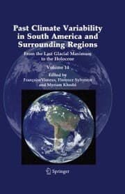 Cover von Past Climate Variability in South America and Surrounding Regions