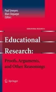 Cover von Educational Research: Proofs, Arguments, and Other Reasonings