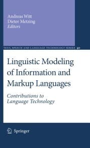 Cover von Linguistic Modeling of Information and Markup Languages