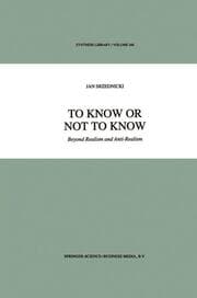 Cover von To Know or Not to Know