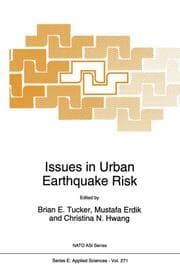 Cover von Issues in Urban Earthquake Risk