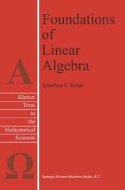 Cover von Foundations of Linear Algebra