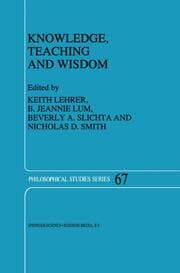Cover von Knowledge, Teaching and Wisdom