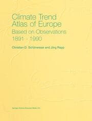 Cover von Climate Trend Atlas of Europe - Based on Observations 1891-1990