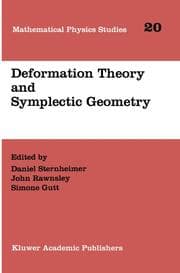 Cover von Deformation Theory and Symplectic Geometry