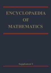 Cover von Encyclopaedia of Mathematics, Supplement I