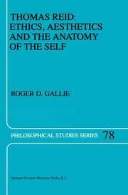 Cover von Thomas Reid: Ethics, Aesthetics and the Anatomy of the Self