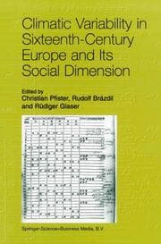 Cover von Climatic Variability in Sixteenth-Century Europe and Its Social Dimension