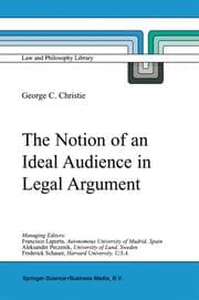 Cover von The Notion of an Ideal Audience in Legal Argument