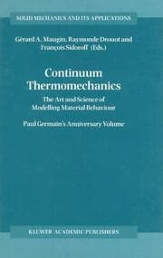 Cover von Continuum Thermomechanics: