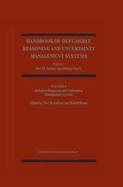 Cover von Handbook of Defeasible Reasoning and Uncertainty Management Systems 4