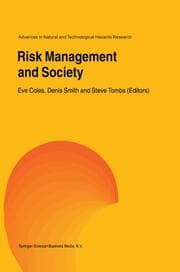 Cover von Risk Management and Society