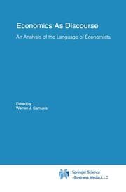 Cover von Economics As Discourse