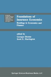 Cover von Foundations of Insurance Economics
