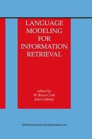 Cover von Language Modeling for Information Retrieval