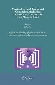 Cover von Multiscaling in Molecular and Continuum Mechanics: Interaction of Time and Size from Macro to Nano