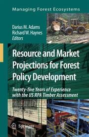 Cover von Resource and Market Projections for Forest Policy Development