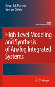 Cover von High-Level Modeling and Synthesis of Analog Integrated Systems