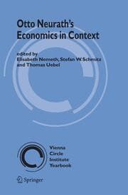 Cover von Otto Neuraths Economics in Context