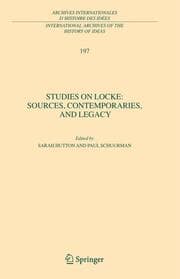 Cover von Studies on Locke: Sources, Contemporaries, and Legacy