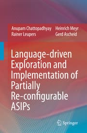 Cover von Language-driven Exploration and Implementation of Partially Re-configurable ASIPs