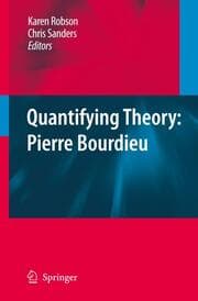 Cover von Quantifying Theory: Pierre Bourdieu