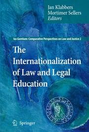 Cover von The Internationalization of Law and Legal Education