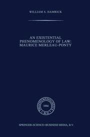 Cover von An Existential Phenomenology of Law: Maurice Merleau-Ponty