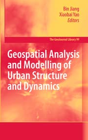 Cover von Geospatial Analysis and Modelling of Urban Structure and Dynamics