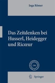 Cover von Das Zeitdenken bei Husserl, Heidegger und Ricoeur